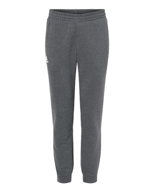 Adidas Fleece Joggers dark grey heather front