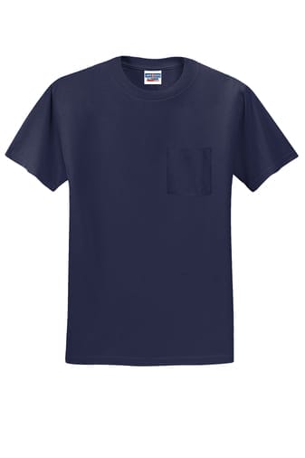 JERZEES® Dri-Power® Active 50/50 Cotton/Poly Pocket T-Shirt