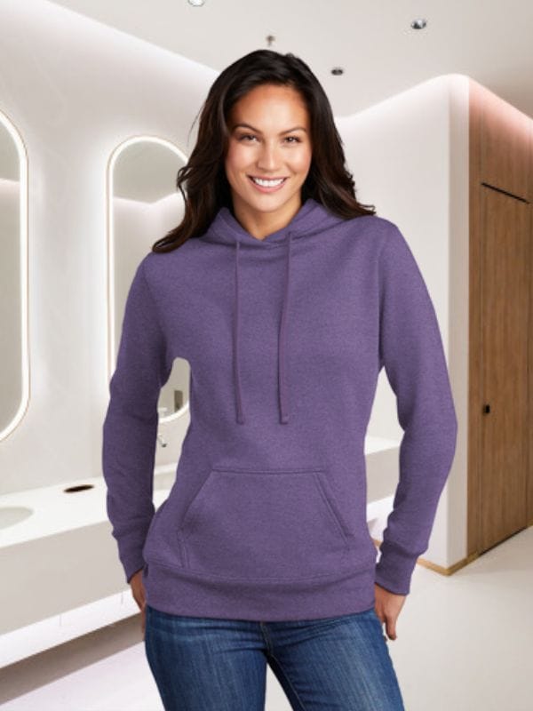 Port and Company® Ladies Core Fleece Pullover Hooded Sweatshirt